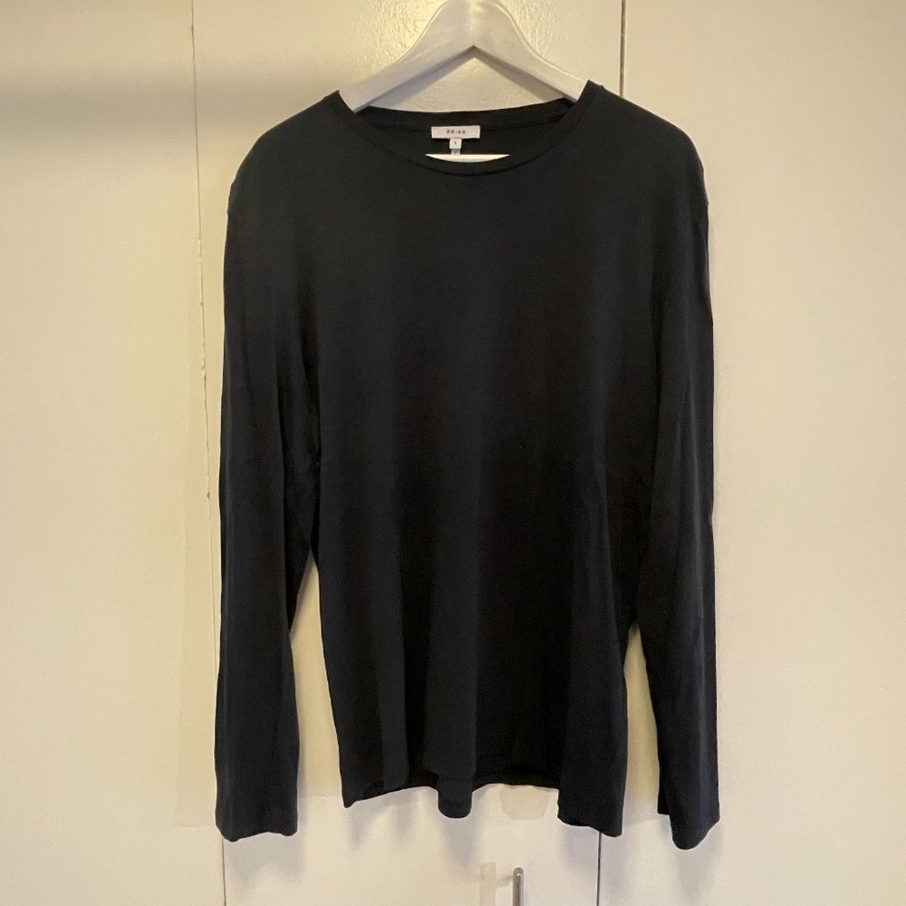 Reiss Long Sleeve T-shirt - Black - Large